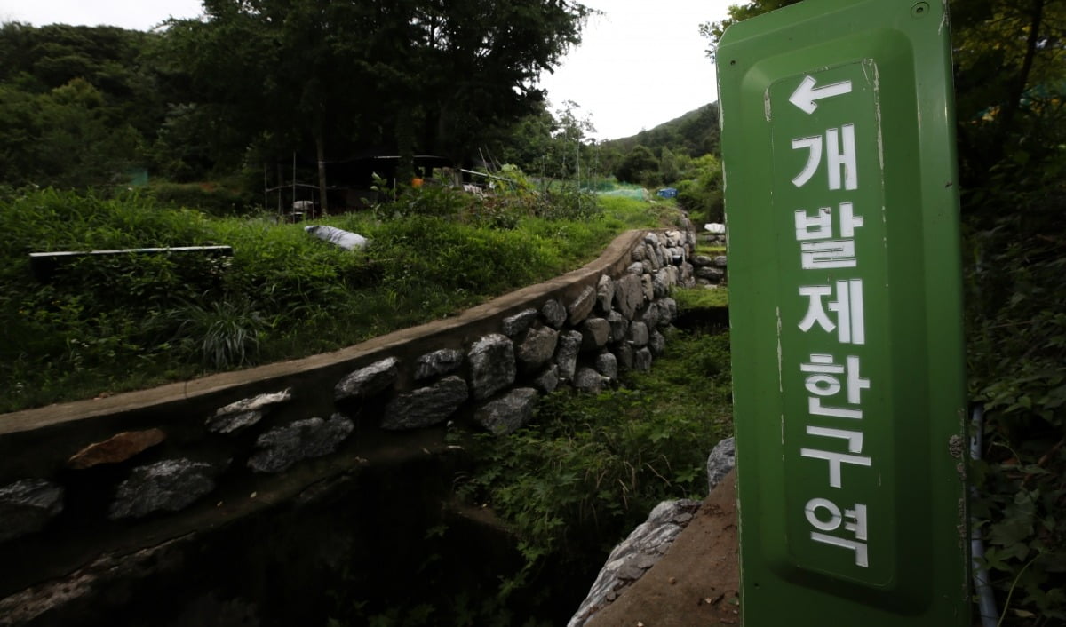 지니 카지노 서초구 내곡동 개발제한구역 모습. 사진=연합뉴스