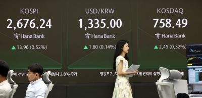 '엔비디아 쇼크'서 회복 시도한 코스피…HLB, 코스닥 시총 3위 올라