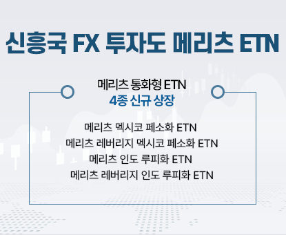 ‘ETN 강자’ 메리츠증권, 국내 최초 멕시코·인도 환율 투자 ETN 4종 출시