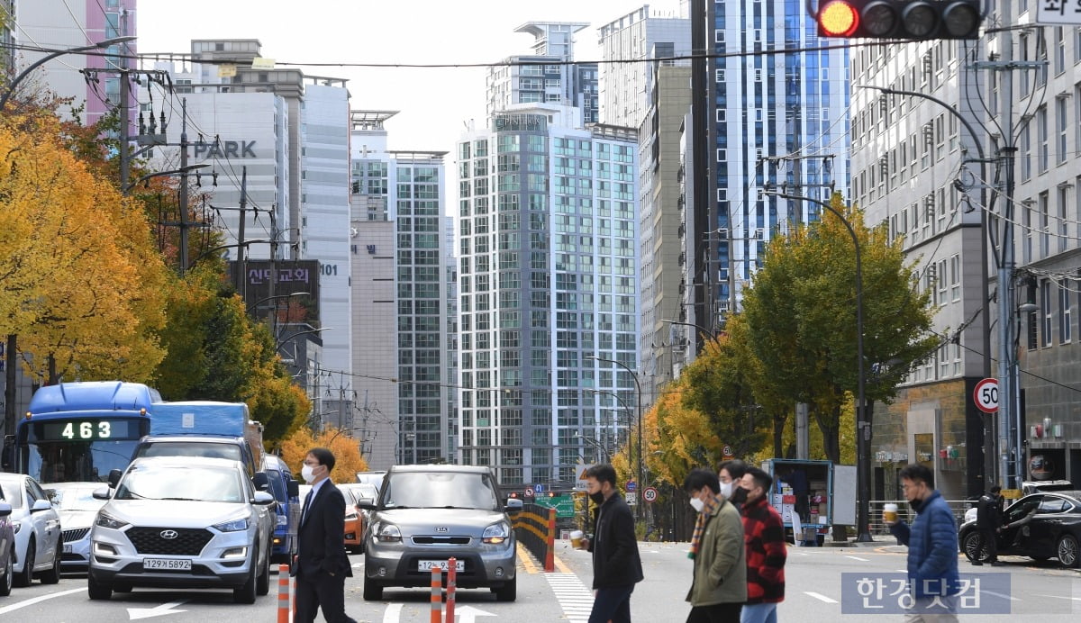 서울 마포구 인근 오피스텔이 밀집한 모습. 사진=김범준 기자