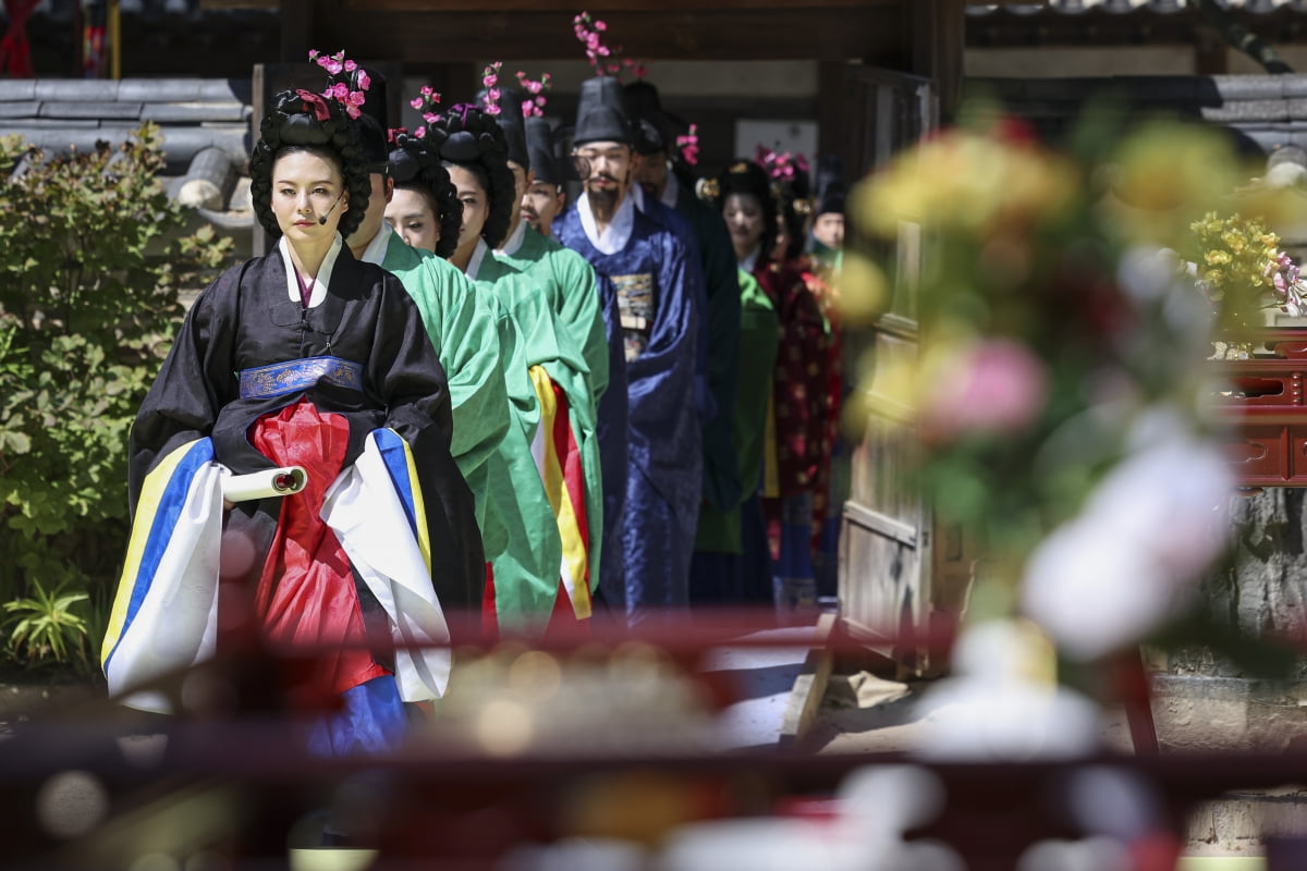 [포토] '창덕궁 후원 연경당 진작례' 복원 공연