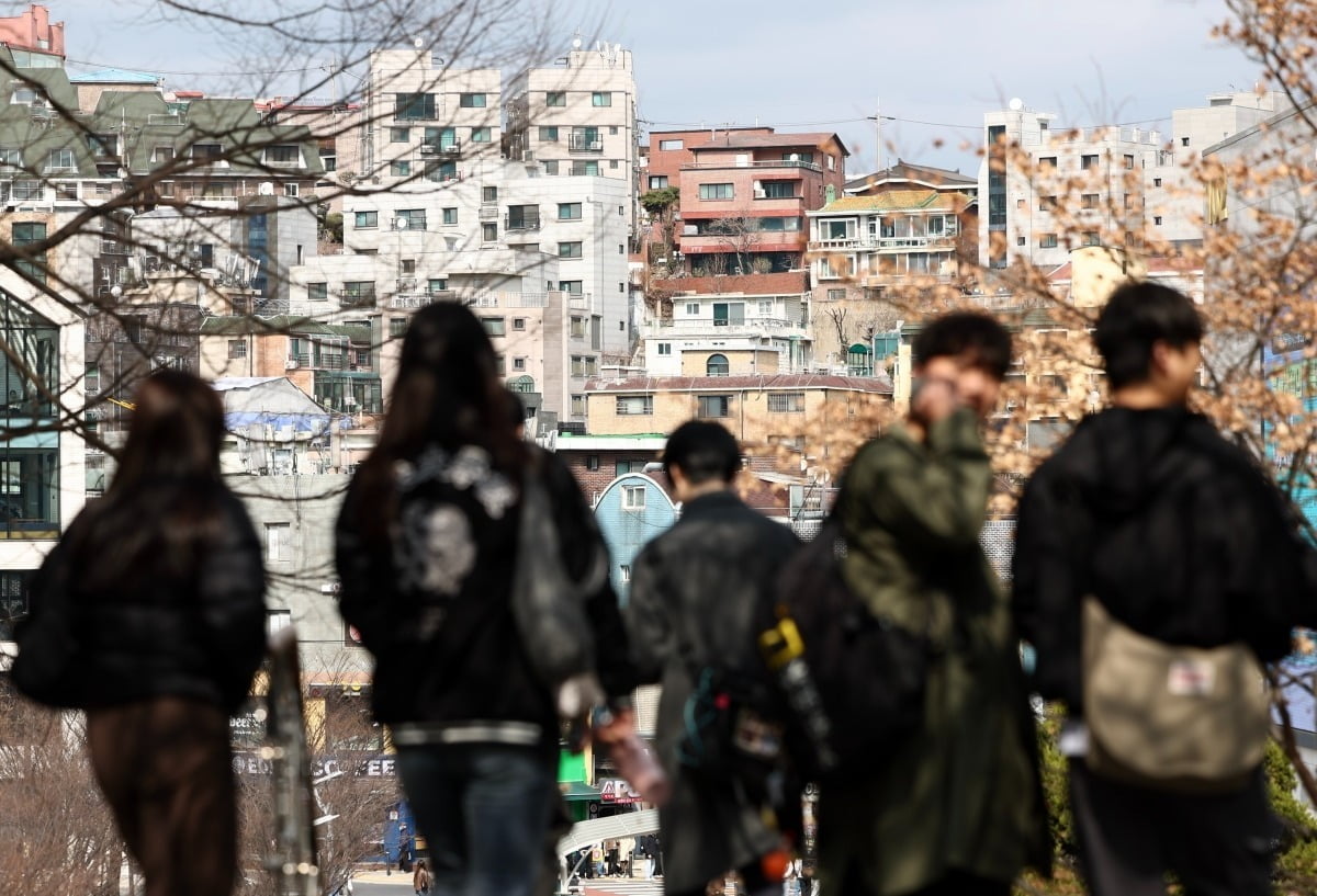 서울 한 대학교에서 바라본 학교 앞 모습. /사진=연합뉴스