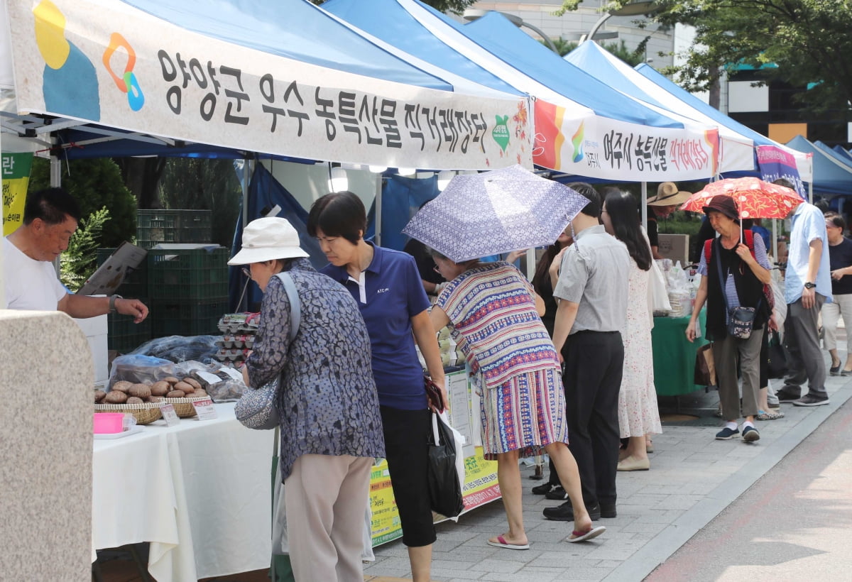 송파구, 추석 맞아 직거래장터 운영