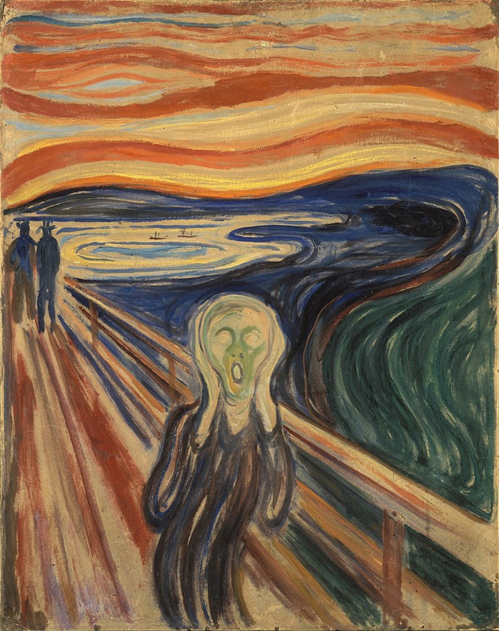 에드바르 뭉크 '절규(The Scream)' 1910년 / 사진. ©Munchmuseet