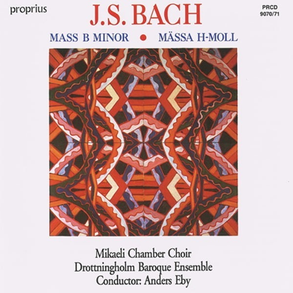 Anders Eby <Bach: Mass in B minor> 음반 표지 / 필자 제공 