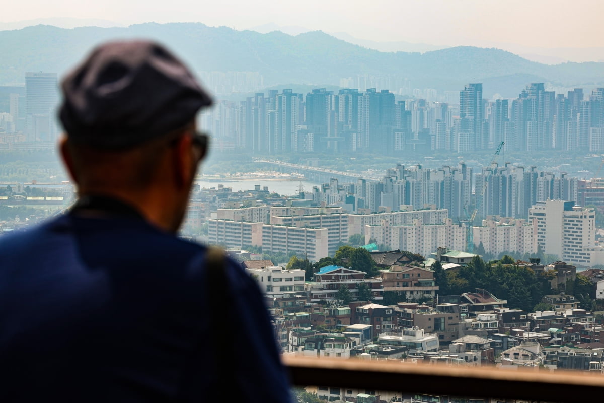 지난 8일 서울 남산에서 바라본 서울 서초구 일대 아파트 모습. /사진=연합카지노사이트