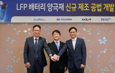 현대차·볼트 카지노, LFP 배터리 양극재 신규 제조 공법 개발 협력