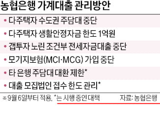 농협은행도 주담대 확 조인다…다주택자 수도권 추가대출 중단