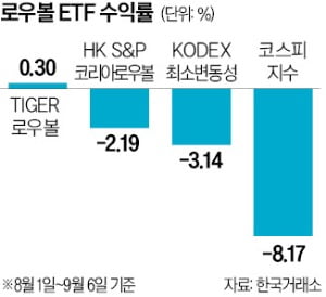 멀미나는 롤러코스터 증시저변동성 ETF가 특효약
