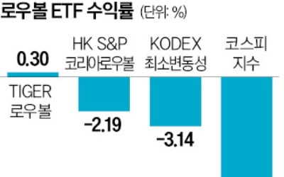 멀미나는 롤러코스터 증시…저변동성 ETF가 '특효약'