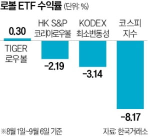 멀미나는 롤러코스터 증시…저변동성 ETF가 '특효약'