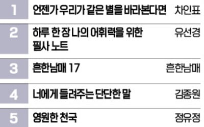 [책마을] 차인표 <언젠가 우리가… 2주 연속 베스트셀러 1위