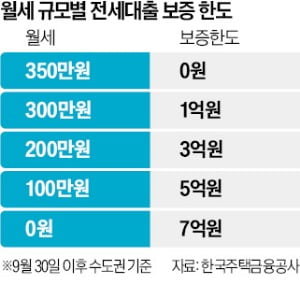 350만원 넘는 '고액 월세' 전세대출 보증 중단