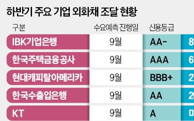 美 '빅컷' 신호탄…기업들 외화채 발행 러시