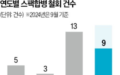 주주들 "대상기업 고평가" 스팩 합병 벌써 9곳 무산