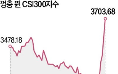 中 '바주카포급' 경기 부양책 통했다…증시 나흘간 12% 껑충