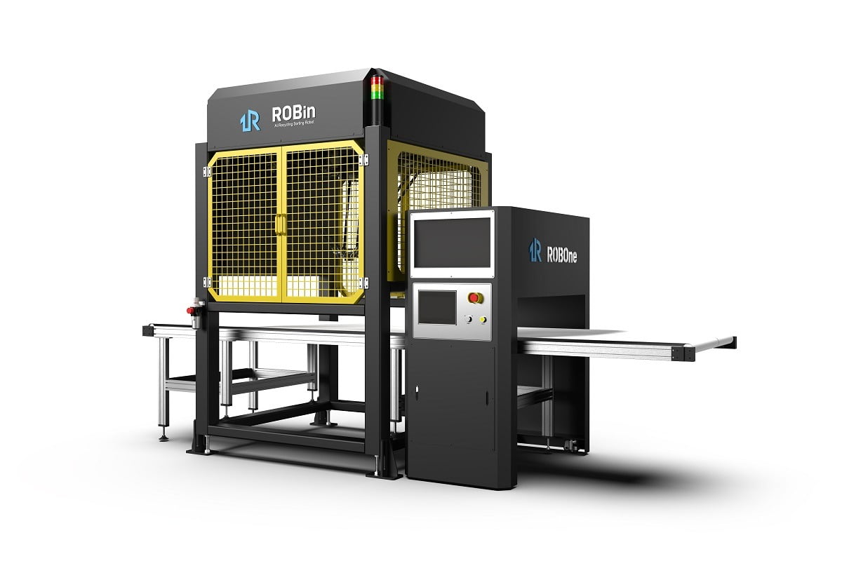 로보원 폐기물 선별로봇 '로빈' 렌더링 이미지. 사진=고려아연