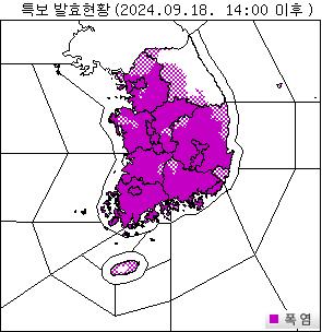 유례없는 '추석폭염'에 전국 대부분 폭염특보…열대야도 속출