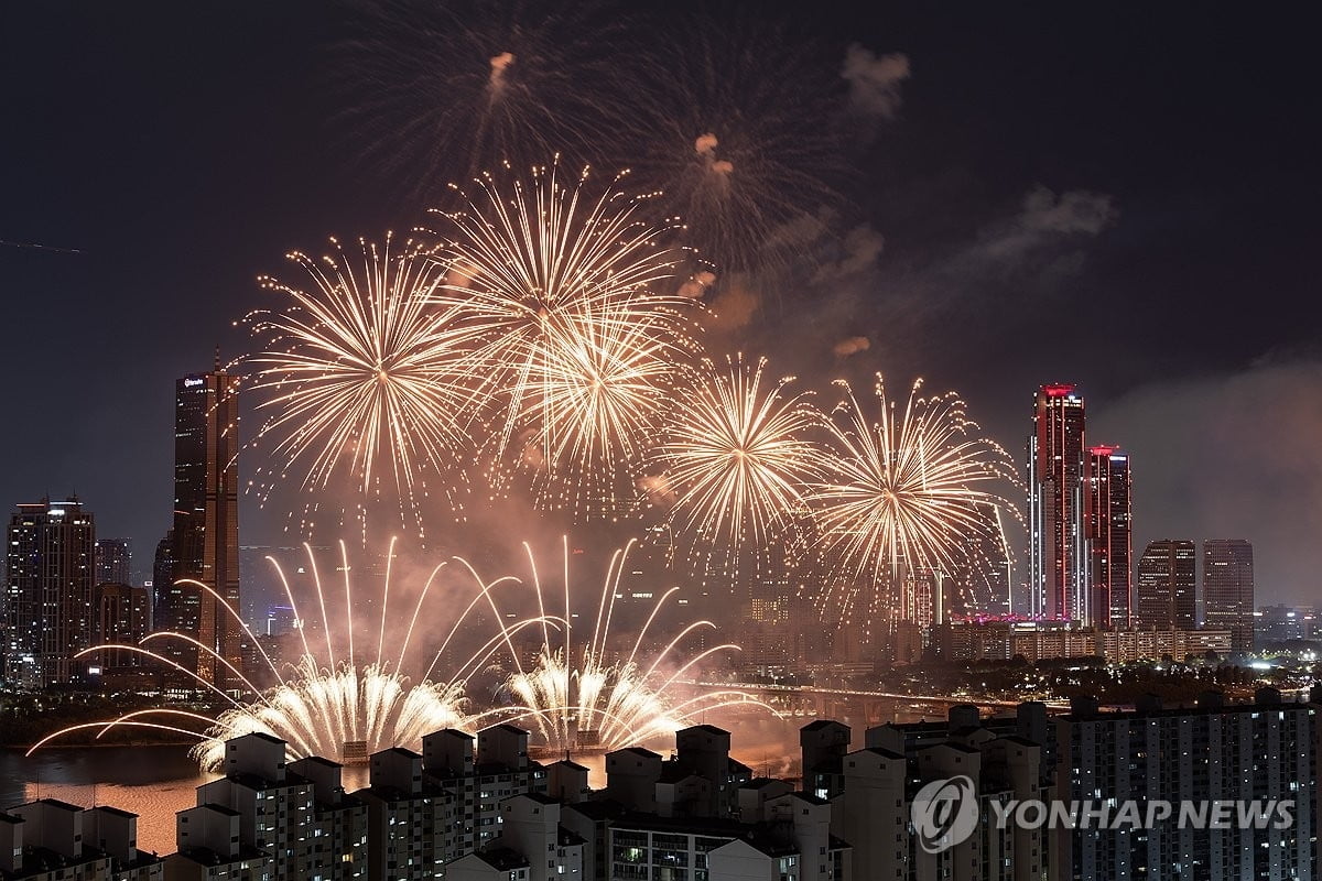 "불꽃축제 명당 30만원"…줄서기 알바도 등장