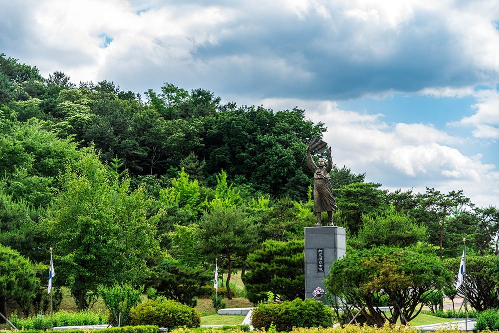  지난 9월, 열사의 순국 104주기 추모제가 진행된 유관순열사사적지