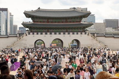 [포토] 한글날 관광객들로 경복궁은 인산 인해