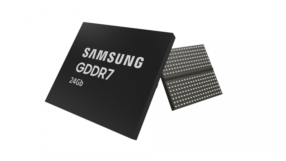 토토 사이트 바카라전자 24Gb GDDR7 D램 제품. 사진=토토 사이트 바카라전자 제공