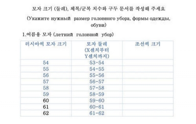 "조선씩 치수 적으세요"…러, 파병 북한군에 한글 설문