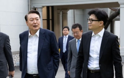 尹, 한동훈에 "김 여사도 힘들어 해…활동 더 자제할 것"