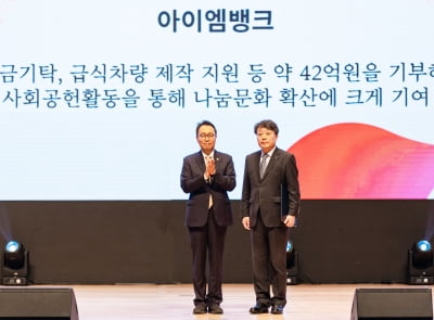 iM뱅크, 적십자 인도주의 활동 유공 ‘국무총리상’ 수상