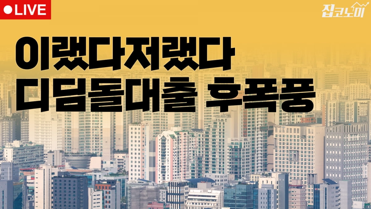 부동산뉴스 총정리📝 이랬다저랬다 디딤돌대출 후폭풍 | 집코노미 타임즈