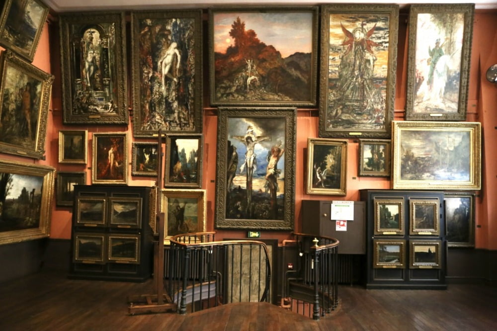 The space and atelier where Moreau worked on the third floor of the Gustave Moreau Museum / Photo. © Jinseop Lee 