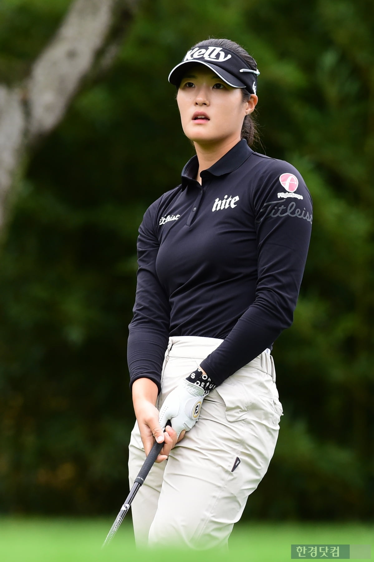 [포토] 김민별, '방향이 안 좋아' (상상인 · 한경 와우넷 오픈 2024)