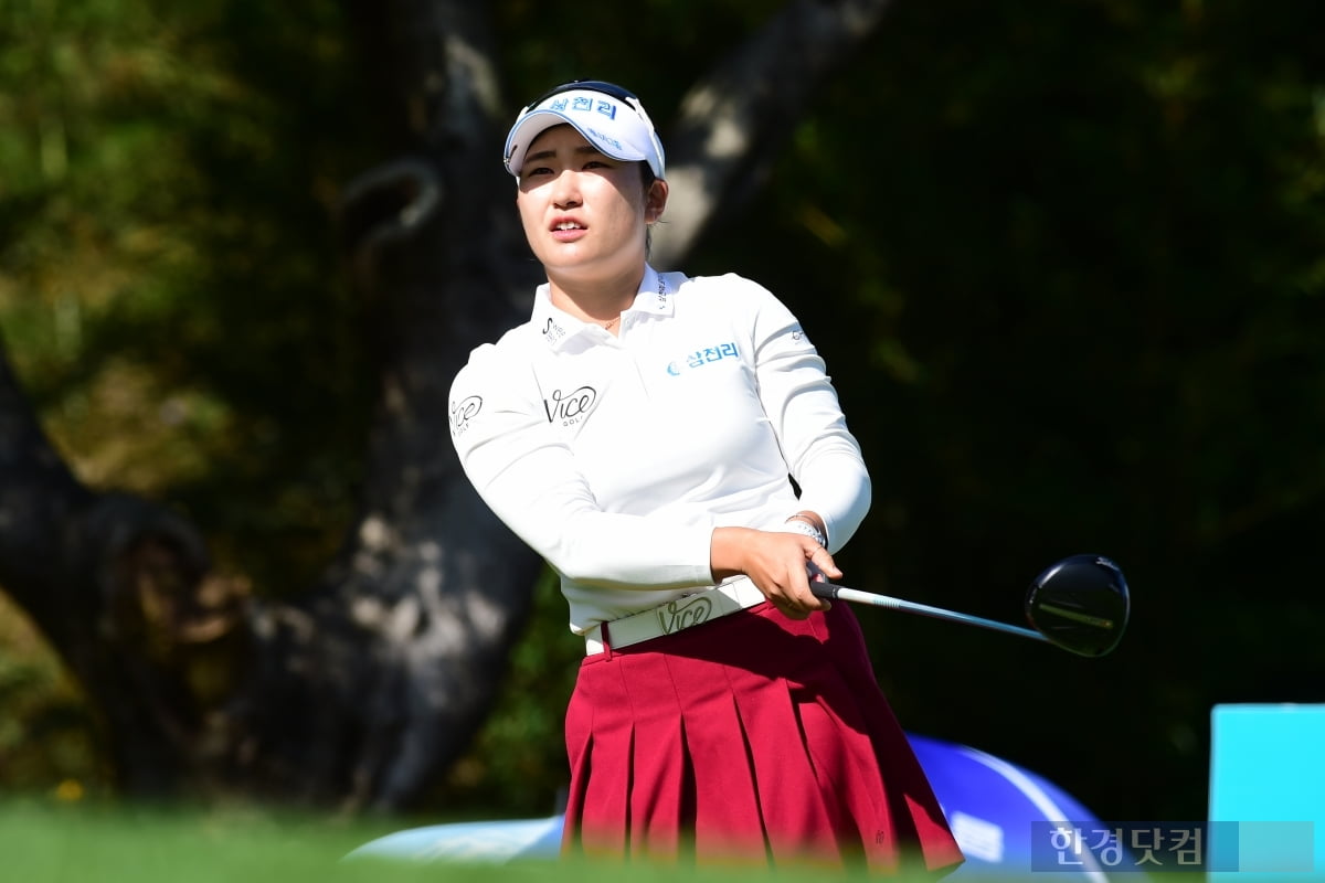 [포토] 최가빈, '페어웨이 중앙으로 날아라' (상상인 · 한경 와우넷 오픈 2024)