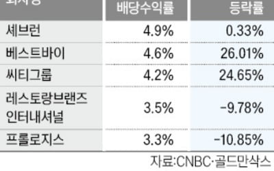 "금리인하기 배당주 투자 적기…셰브런·베스트바이 등 유망"