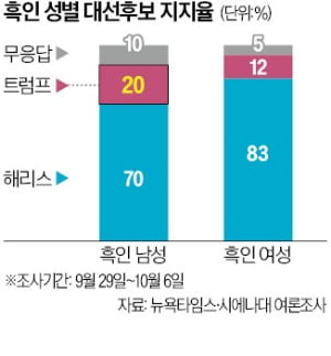 '집 나간 집토끼'에 당근책…해리스, 흑인男 구애 공약