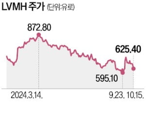 LVMH도 못 피한 中부진…4년 만에 분기매출 감소