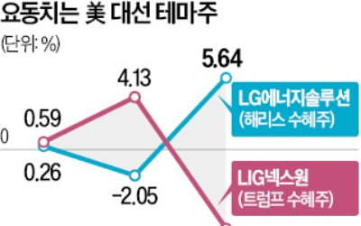 상한가 쳤다 원상 복귀…美대선 테마주 주의보