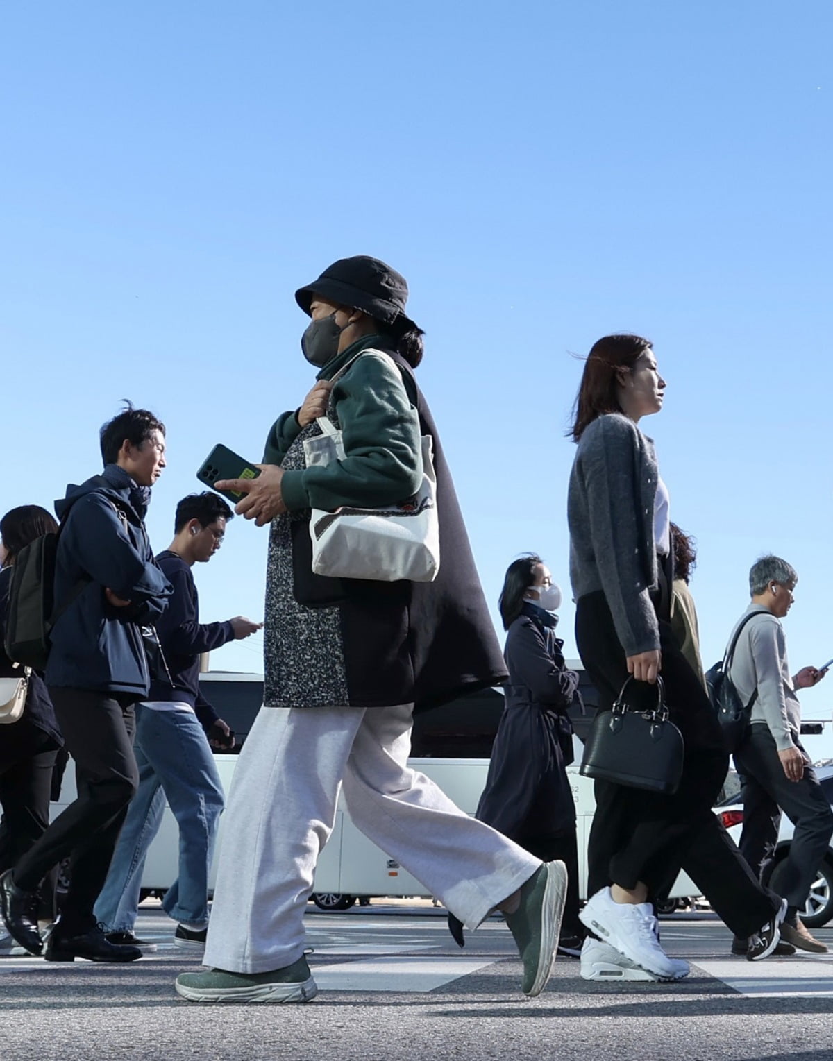 서울 시내 출근길 모습.  사진=한국경제신문