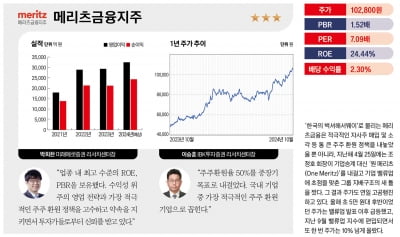 주목할 유망 밸류업 종목 베스트 20 – 메리츠금융지주