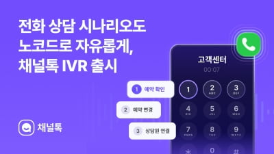 채널톡, 노코드 ‘대화형 음성 응답(IVR)’ 기능 출시