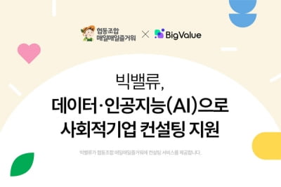 빅밸류, 공간 빅데이터·AI로 사회적기업 지원한다