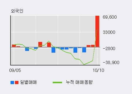 '티웨이홀딩스' 52주 신고가 경신, 전일 외국인 대량 순매수