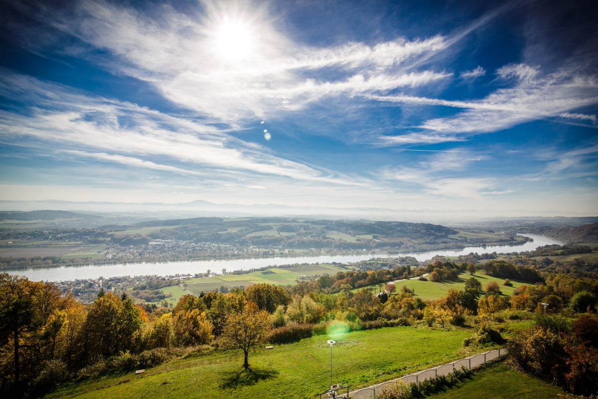 Ausblick von Maria Taferl, Weitwanderweg Nibelungengau ⓒHotel Schachner