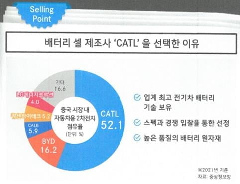 벤츠 딜러 교육자료에 '배터리 제조사는 CATL'