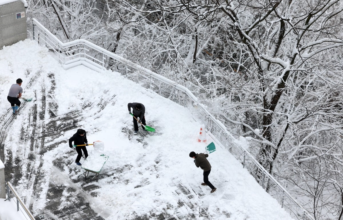 "27일 새벽, 서울에 첫눈 내린다"…제설 비상근무 1단계 돌입