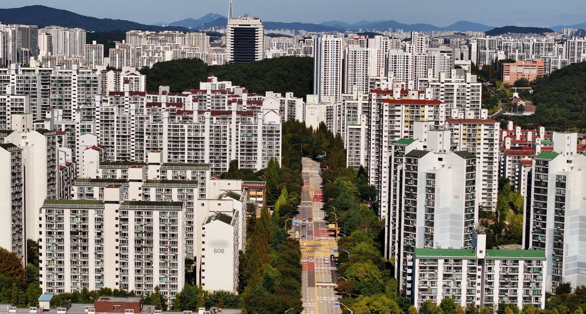 경기 성남 분당신도시 전경 / 연합뉴스