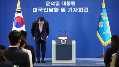 尹 "아내 대외활동, 국민 싫다면 안해야···특검은 정치선동" [중림동사진관]