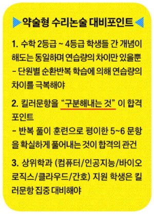 [2025학년도 논술길잡이] 킬러문항 구분이 합격 관건…반복 풀이 필수