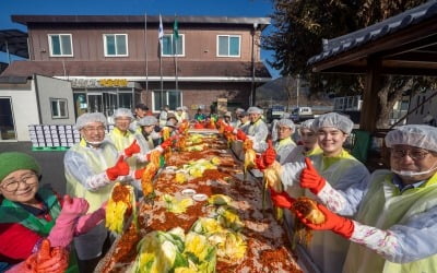 농협금융지주, '사랑의 김장김치 나눔' 진행