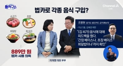 혈세로 월평균 121만원 과일 구입? 김혜경 '사모님팀' 뭐길래